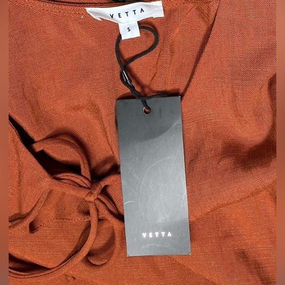 NEW VETTA Capsule The House Dress Haven in Terracotta Sustainable Boho Women’s S - Picture 11 of 15